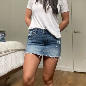American Eagle Denim Mini Skirt